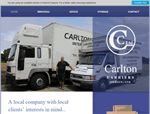Tablet Screenshot of carltoncarriers.com